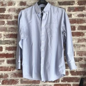 Jos A Bank Blue White Check Polo - Size 17-34